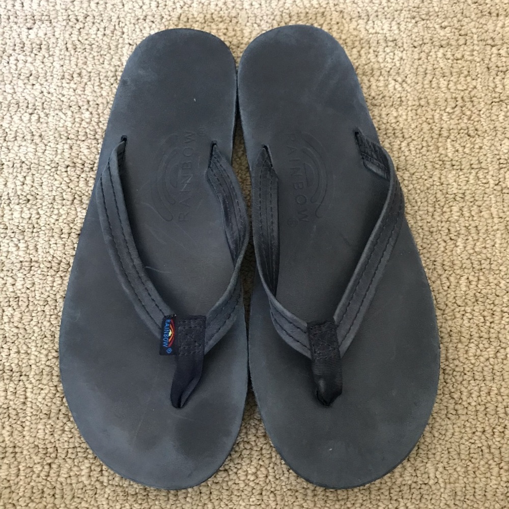 Black Rainbow Sandals